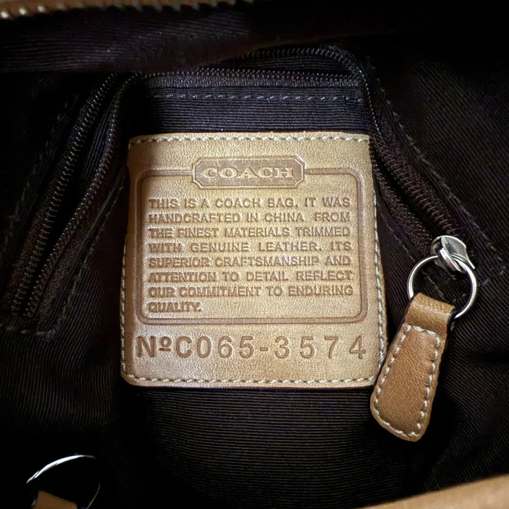 Coach Brown and Tan Crossbody Bag - Picture 6 of 6